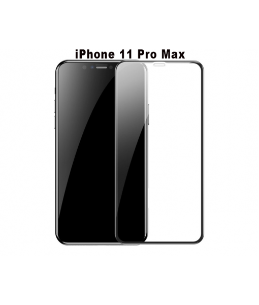 Folie Protectie ecran Apple iPhone 11 Pro Max, antisoc 9D , Full Glue , (Smart Glass), Full Face
